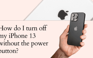How do I turn off my iPhone 13 without the…